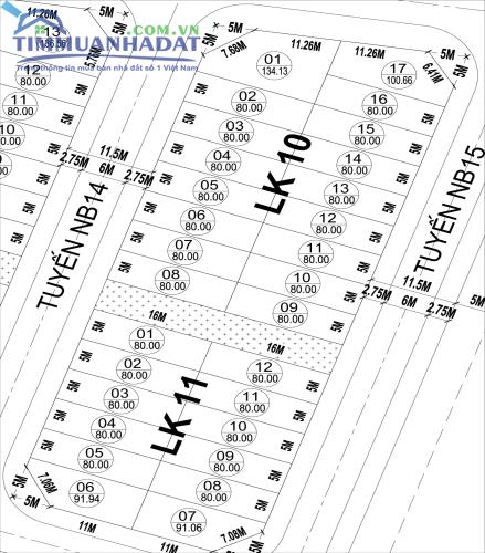 LK10, LK11 lien ke Phu Luong